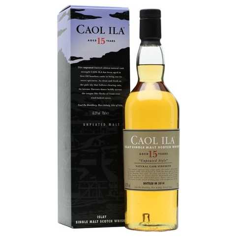 Caol Ila Unpeated 15 Year 750 ML 