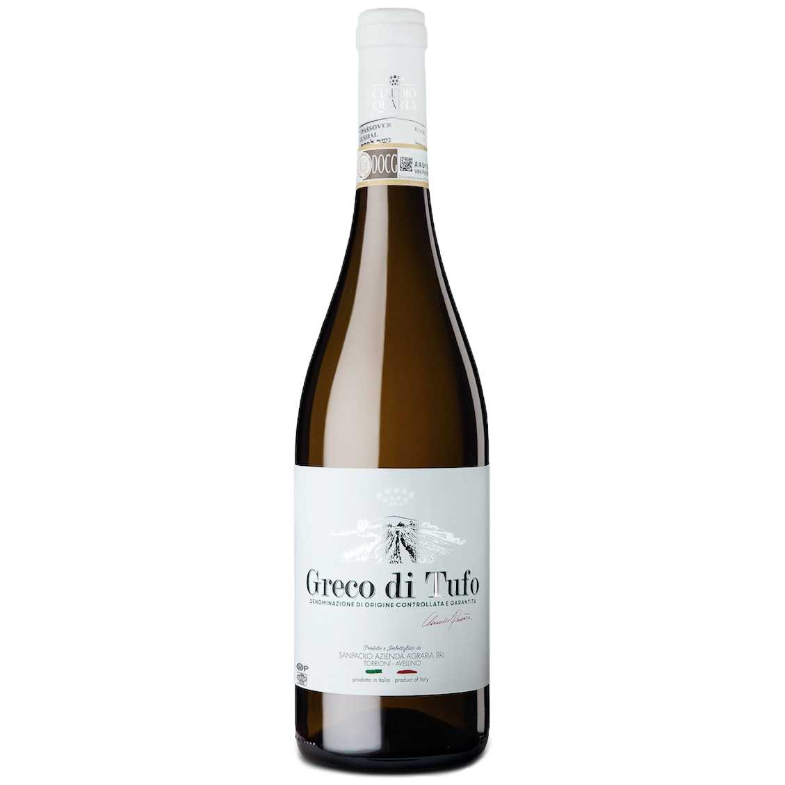Sentieri Ebraici Greco Di Tufo Docg By Claudio Quarta - A Kosher Wine From Italy
