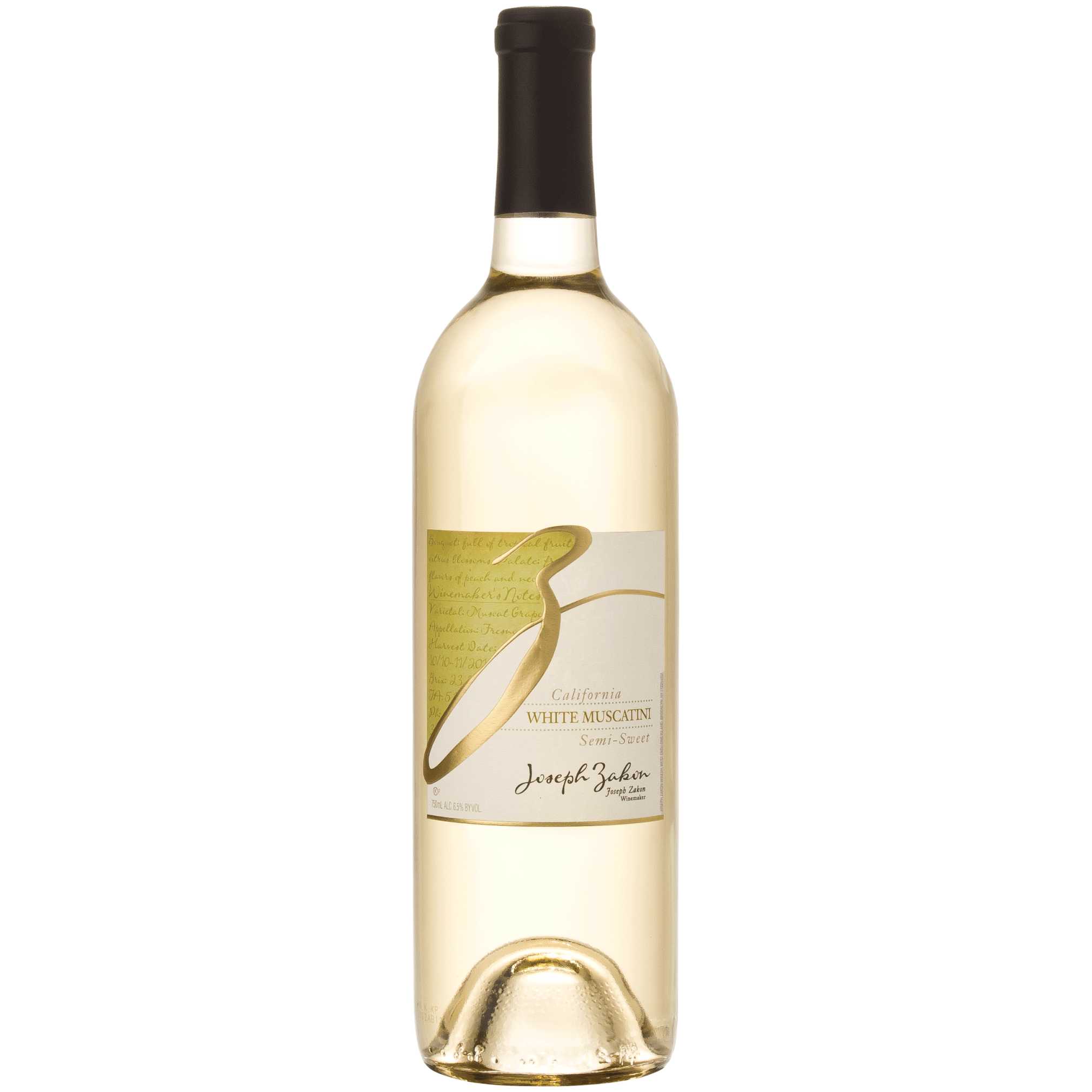 Joseph Zakon Muscatini White - A Kosher Wine From California
