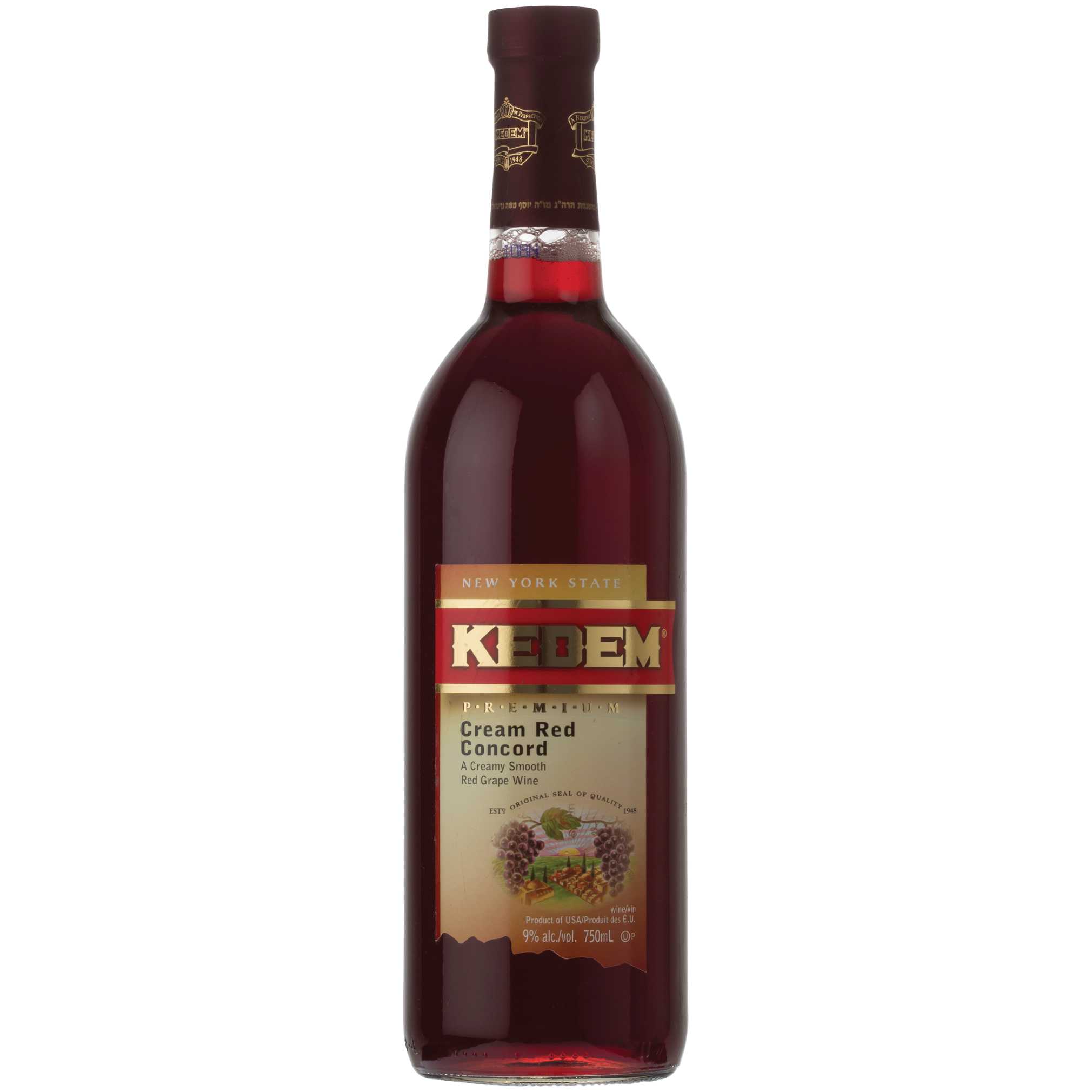 Kedem Cream Red Concord - A Kosher Wine From Other Us
