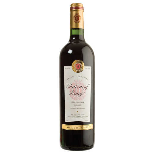 Chateneuf Rouge Semi Sweet Bordeaux - A Kosher Wine From France